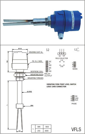 Vibrating-fork-typle-level-switch-CI